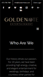 Mobile Screenshot of goldennote.com